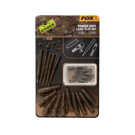 Fox "The Edges Camo" Range - Power Grip Lead Clip Kit