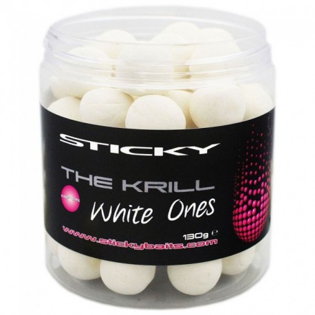 Sticky Baits The krill "White Ones" 16mm Round Wafters