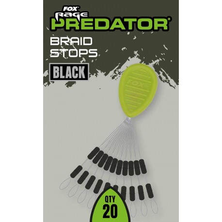 Fox Rage Predator Black Float Stops