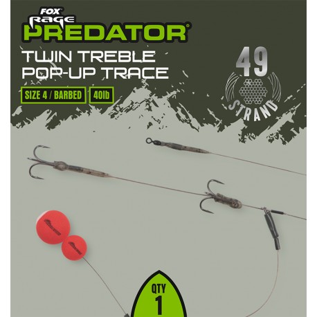 Fox Rage Predator Twin Treble Pop-Up Traces