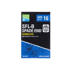 Preston Innovations SFL-B Barbless Spade End Hooks