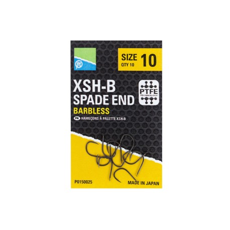 Preston Innovations XSH-B Spade End Barbless Hooks