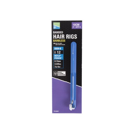 Preston Innovations KKM-B Barbless Banded Hair Rigs