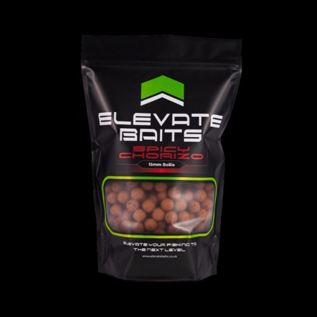 Elevate Baits Spicy Chorizo Range - 1kg Shelf Life Boilies