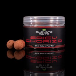 Elevate Baits Spicy Chorizo Range - 15mm Natural Pop-Ups
