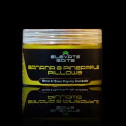 Elevate Baits Pop-Up Pillows Range - 10 & 12mm Banana & Pineapple