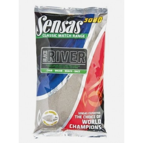 Sensas 3000 River Black Groundbait