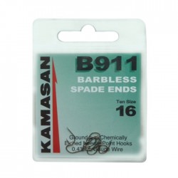 Kamasan B911 Barbless Spade End Hooks