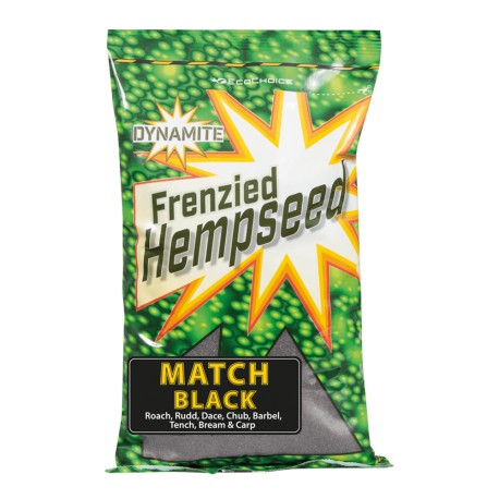 Dynamite Baits Frenzied Hempseed Match Black Groundbait