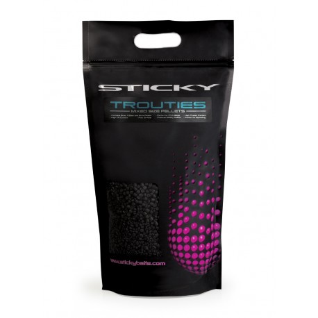 Sticky Baits "Trouties" Mixed Trout Pellets - 2.5kg Bag
