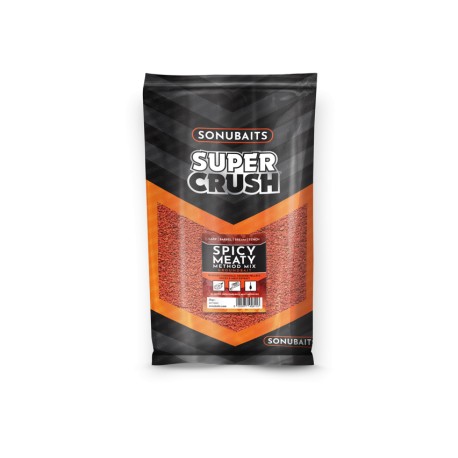 Sonubaits Spicy Meaty Method Mix Groundbait - 2Kg Bag