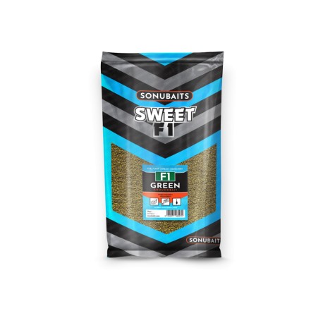Sonubaits F1 Green Groundbait - 2Kg Bag