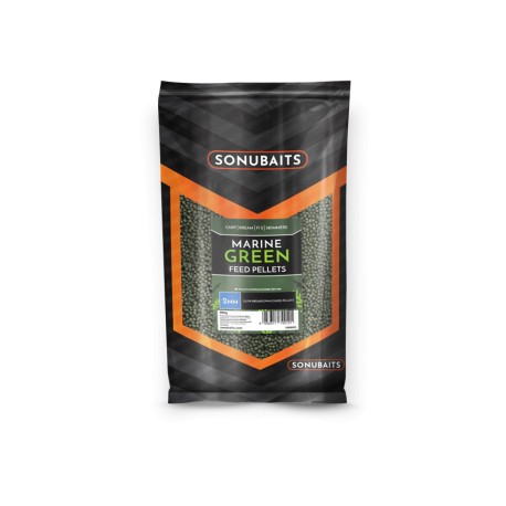 Sonubaits Marine Green Feed Pellets - 900g Bag