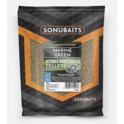 Sonubaits Marine Green 2mm Stiki Method Pellets - 650g Bag