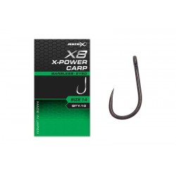 Matrix X8 Barbless X-Power Carp Rigger Hooks
