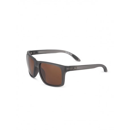 Fortis "Bays" Polarised Sunglasses - Gunsmoke Frame / Brown 247 Lens