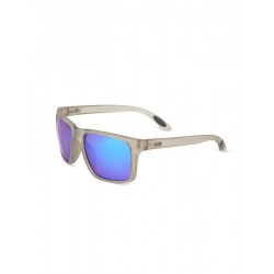 Fortis "Bays" Polarised Sunglasses - Trans Grey Frame / Brown 247 + Blue X-Blok Lens