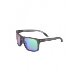 Fortis "Bays" Polarised Sunglasses - Gunsmoke Frame / Green X-Blok Lens