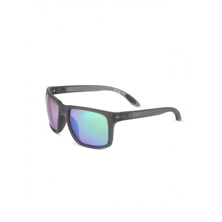 Fortis "Bays" Polarised Sunglasses - Gunsmoke Frame / Green X-Blok Lens