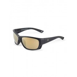 Fortis "Finseeker" Polarised Sunglasses - Black Frame / Brown 247 + Gold X-Blok Lens