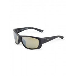 Fortis "Finseeker" Polarised Sunglasses - Black Frame / Amber AMPM + Silver X-Blok Lens