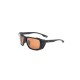 Fortis "Isolators" Polarised Sunglasses - Square Black Frame / Brown 247 Lens
