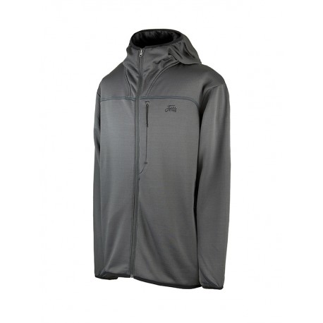 Fortis "Trail" Grey Zipped Hoodie