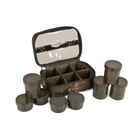 Fox CamoLite Luggage Range - 8 Pot Hookbait Case