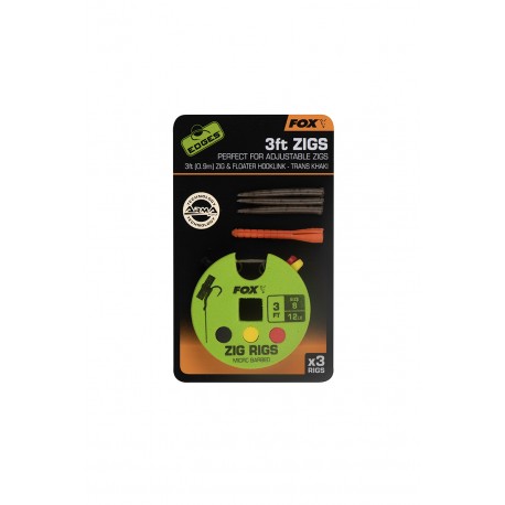 Fox Edges Ready Tied 3ft Zig Rigs
