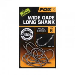 Fox Arma Point Hook Range - Wide Gape Long Shank