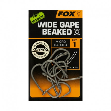 Fox Arma Point Hook Range - Wide Gape Beaked X