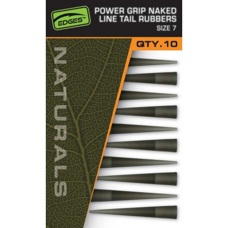 Fox "The Edges Naturals" Range - Size 7 Power Grip Naked Line Tail Rubbers