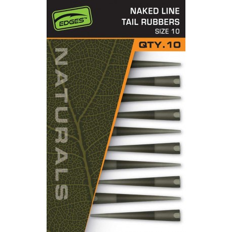 Fox "The Edges Naturals" Range - Size 10 Slik Clip Naked Line Tail Rubbers