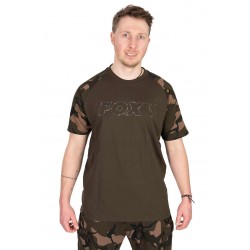 Fox Khaki & Camo Outline T-Shirt