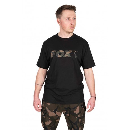 Fox Black & Camo Logo T-Shirt