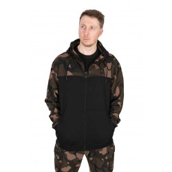 Fox Lightweight Black & Camo Zip Hoody