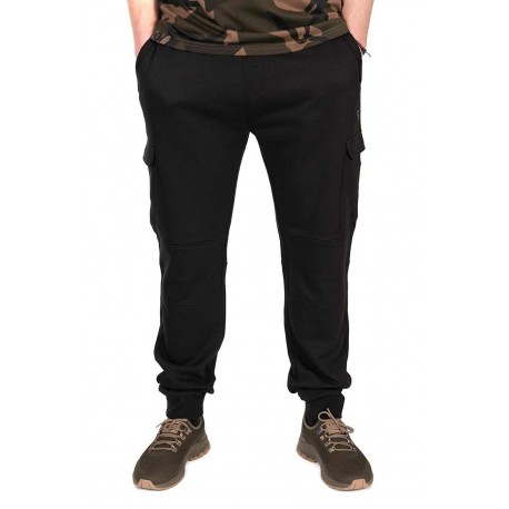 Fox Lightweight Black & Camo Combat Joggers