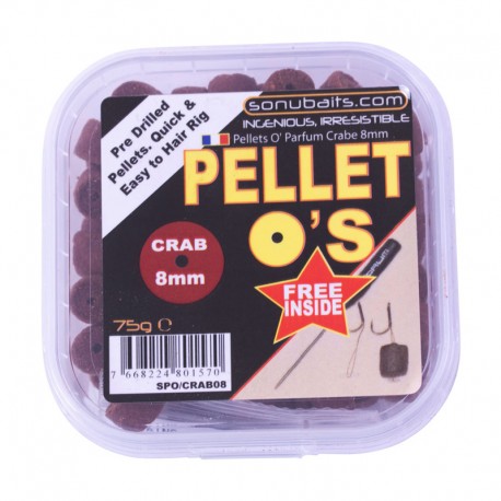 Sonubaits Pre-Drilled Crab Pellet O's