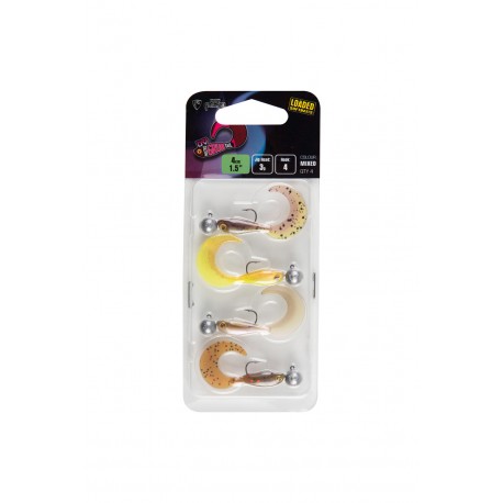 Fox Rage Loaded 4cm Grub Tail Lures - Mixed Packs