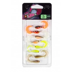 Fox Rage 4cm Grub Tail Lures - Mixed Packs