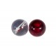 Fox Rage "Strike Point" 6mm Clear & Red Glass Beads