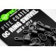 Korda PTFE Coated Size 8 QC Ring Swivels