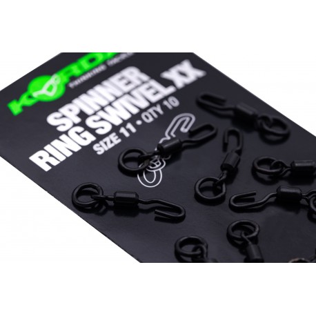 Korda Size 11 XX Spinner Rig Ring Swivels