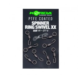 Korda PTFE Coated Size 11 XX Spinner Ring Swivels