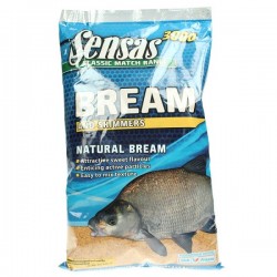 Sensas Bream & Skimmers Natural 3000 Groundbait - 1Kg Bag
