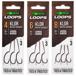 Korda Ready Tied Klor Loop Rigs