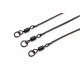 Korda Ready Tied 1m Kable Ring Swivel Leadcore Leaders